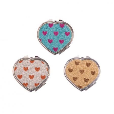 Mad Beauty Heart Glitter Mirrors