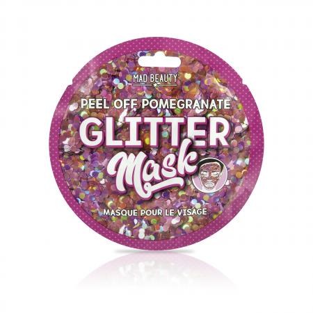 Mad Beauty Glitter Peel Off Mask Pink Pomegranat