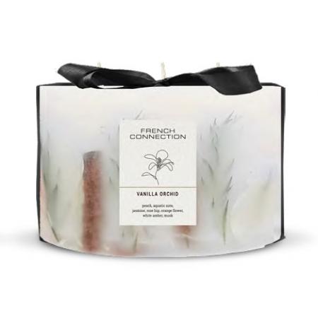 Very Low Stock French Connection Botanicals Candle 1.5kg Vanilla Orchid