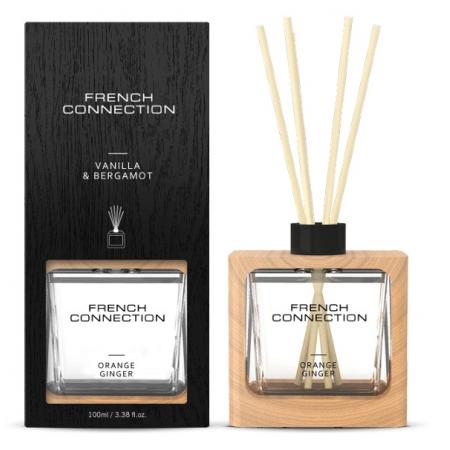 French Connection Wooden Range Diffuser 100ml Orange/ginger
