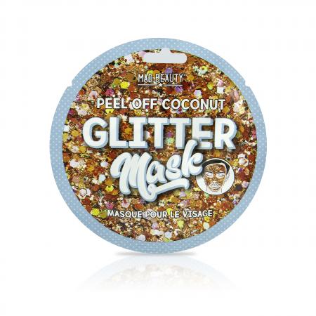 Mad Beauty Glitter Peel Off Mask Gold Coconut