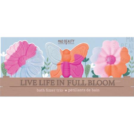 Mad Beauty Full Bloom Bath Fizzer Trio