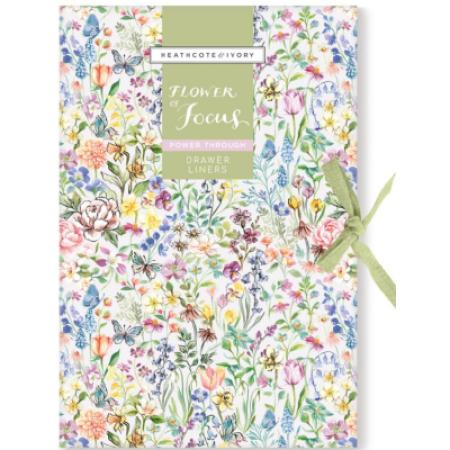 H&i Flower Of Focus  - Ss23 Scented Drawer Liners (6 Sheets)
