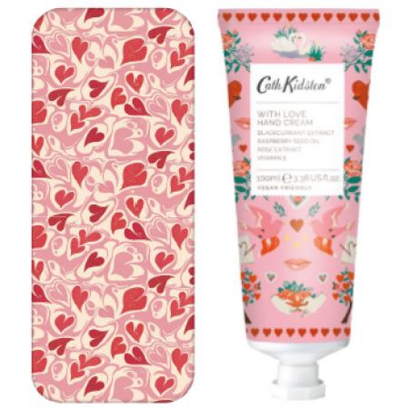 Cath Kidston With Love  Ss23 Hand Cream In Tin 100ml