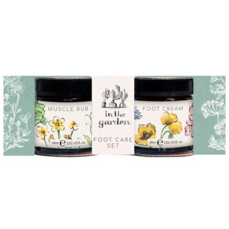H&i In The Garden Foot Care Set (foot Cream 60ml, Muscle Rub 60ml)
